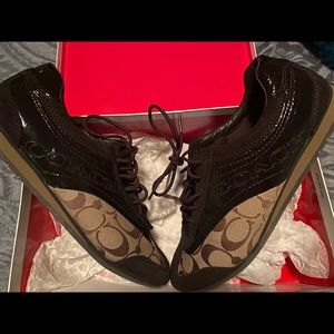 Brown and Tan Coach Shoes!